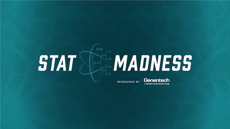 This is the logo for STAT Madness.