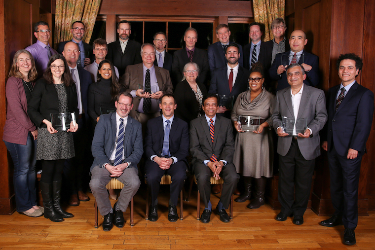 A group at the research awards ceremony.