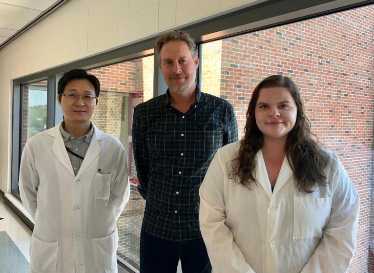 Portrait of researchers Dae Joong Kim, Andrew C. Dudley and Jamie Null