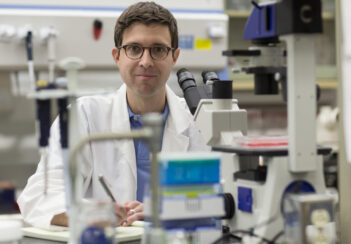 John Lukens in his lab