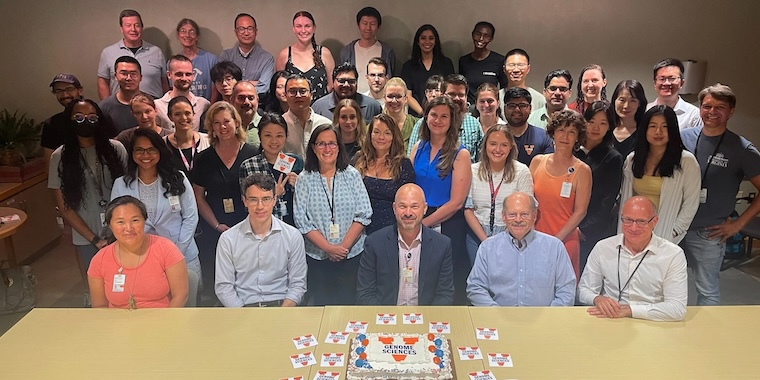 Team picture of UVA's new Department of Genome Sciences