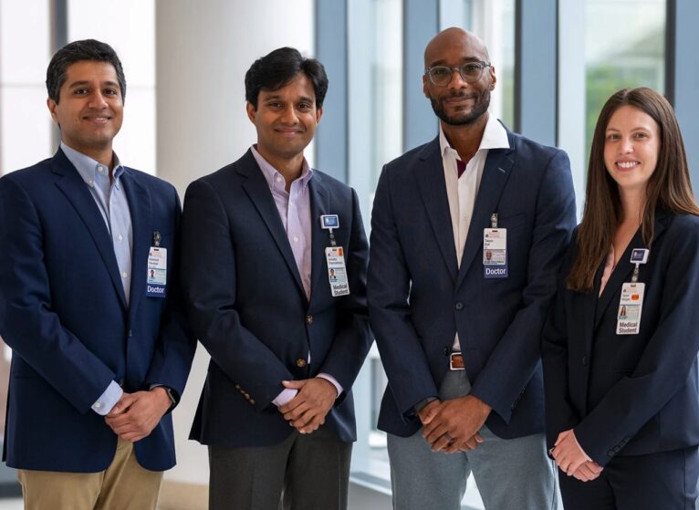 Adishesh Narahari, MD, PhD; Anirudha Chandrabhatia; Taison D. Bell, MD; and Taylor Horgan.